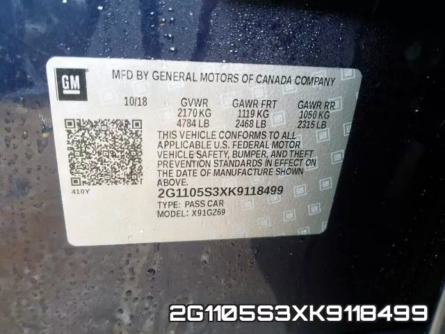 2G1105S3XK9118499 фото 2