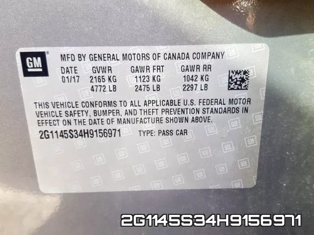 2G1145S34H9156971 фото 2