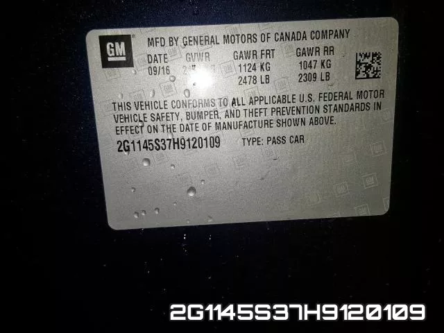2G1145S37H9120109 фото 2