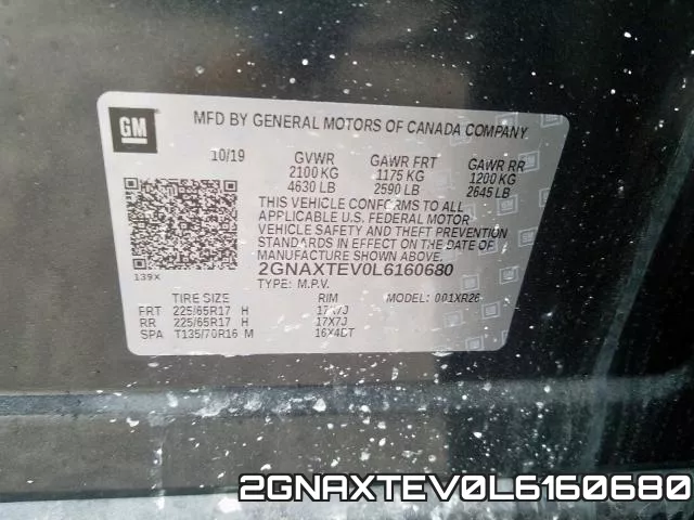 2GNAXTEV0L6160680 фото 2