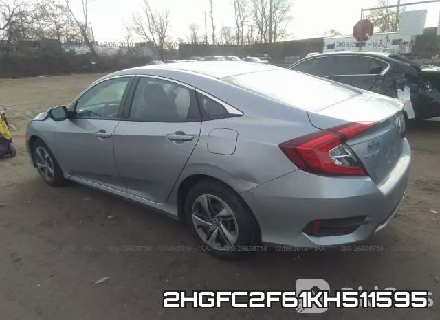 2HGFC2F61KH511595 фото 4