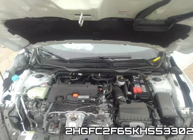 2HGFC2F65KH553302 фото 2