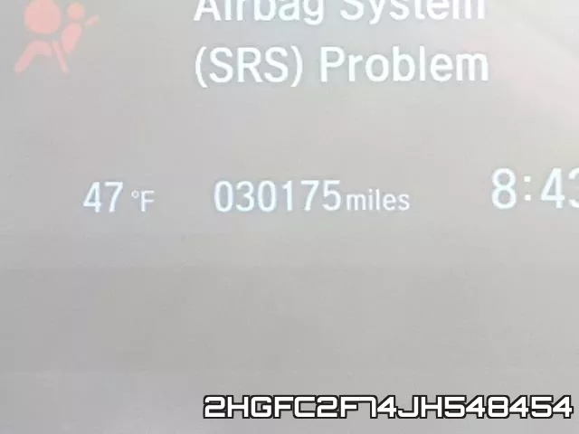 2HGFC2F74JH548454 фото 9