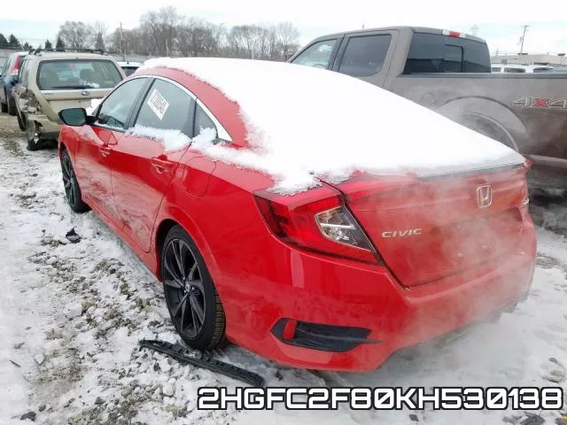 2HGFC2F80KH530138 фото 4