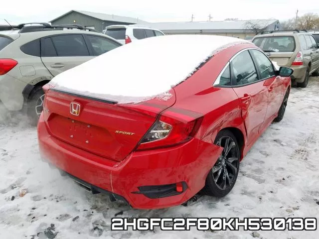 2HGFC2F80KH530138 фото 5