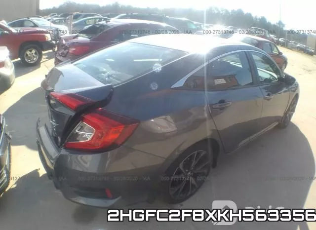 2HGFC2F8XKH563356 фото 5