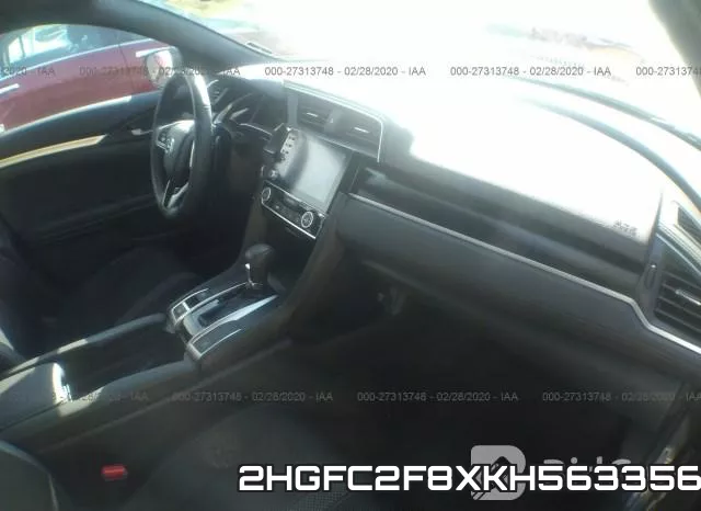 2HGFC2F8XKH563356 фото 6