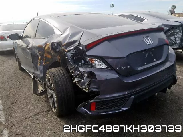 2HGFC4B87KH303739 фото 4