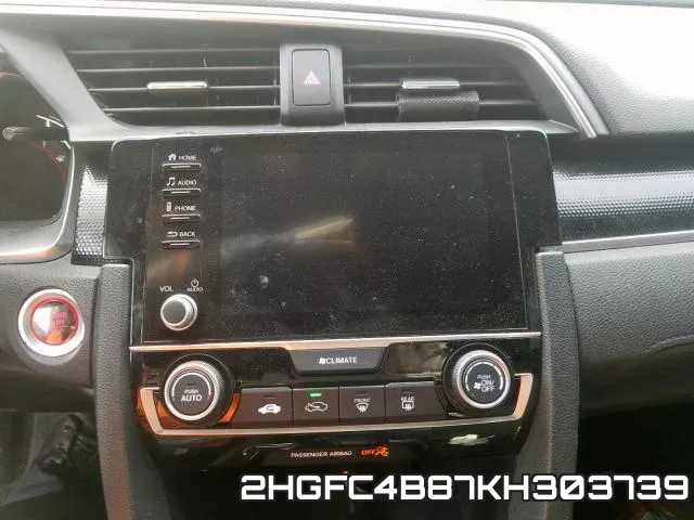 2HGFC4B87KH303739 фото 10