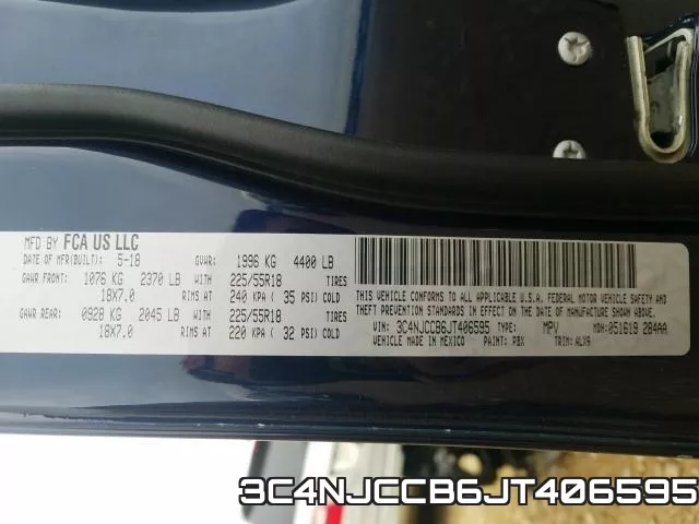 3C4NJCCB6JT406595 фото 2