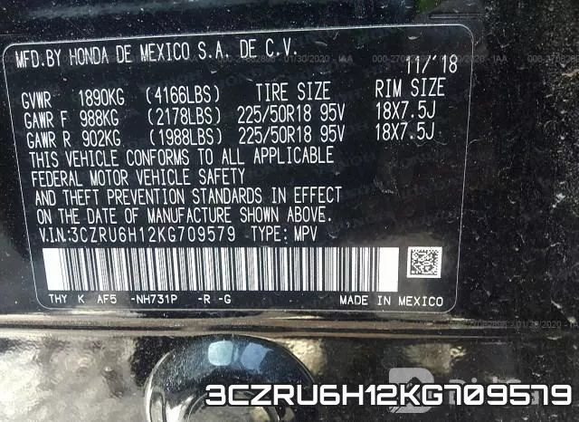 3CZRU6H12KG709579 фото 10