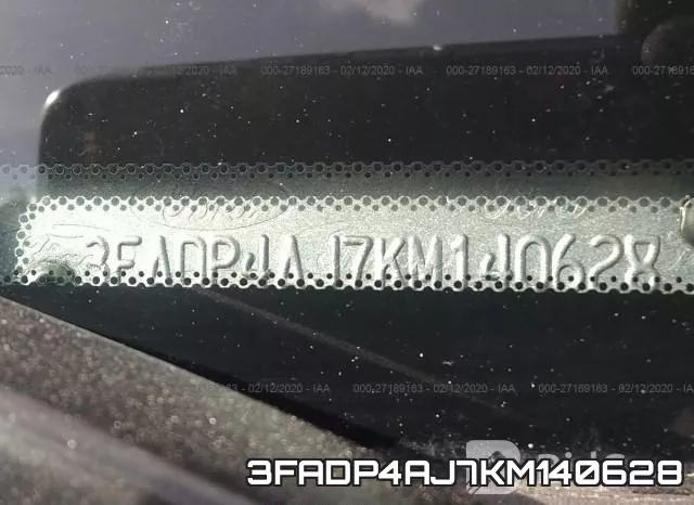 3FADP4AJ7KM140628 фото 10