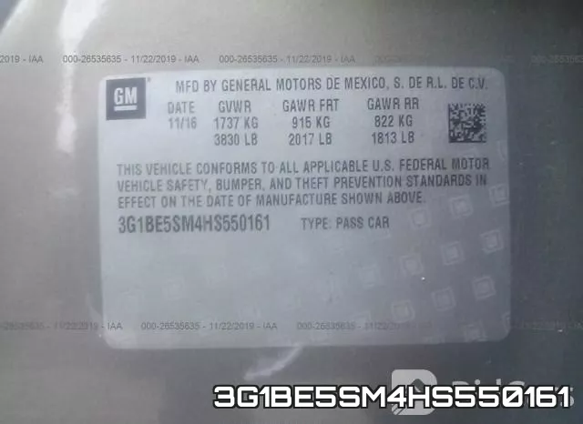 3G1BE5SM4HS550161 фото 10
