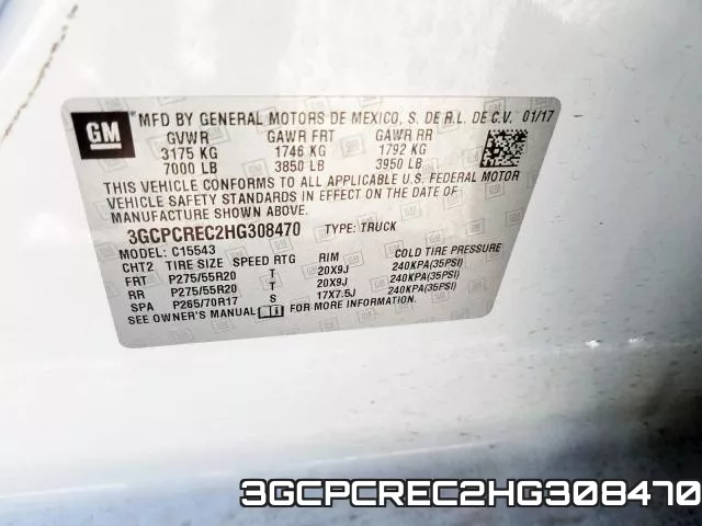 3GCPCREC2HG308470 фото 2