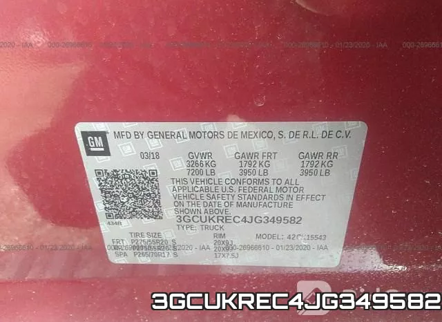 3GCUKREC4JG349582 фото 10