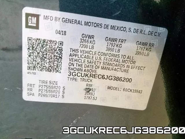 3GCUKREC6JG386200 фото 2