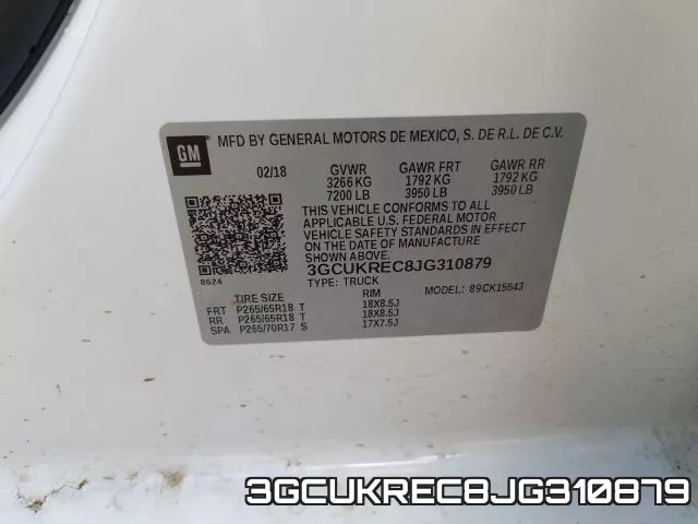 3GCUKREC8JG310879 фото 2