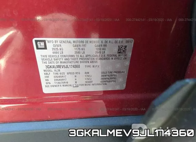 3GKALMEV9JL174360 фото 10