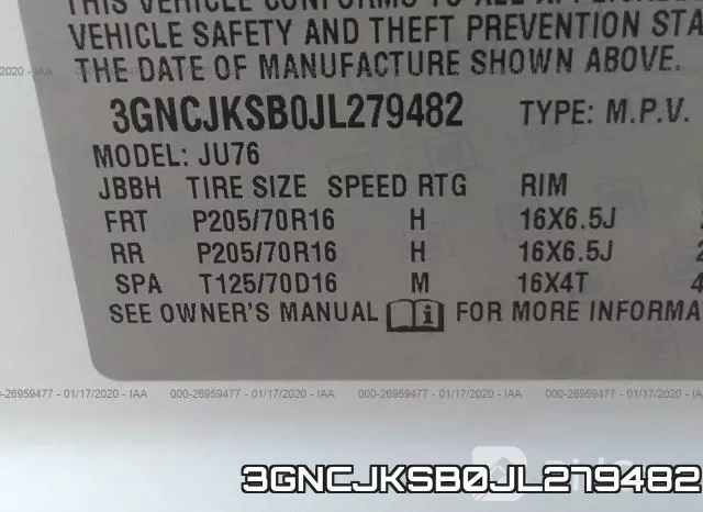 3GNCJKSB0JL279482 фото 10