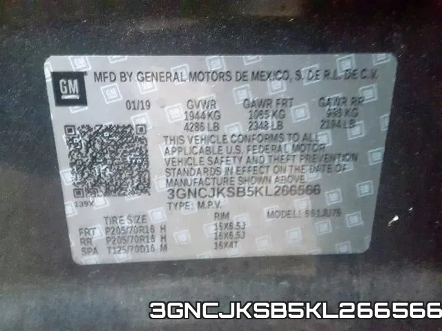 3GNCJKSB5KL266566 фото 2