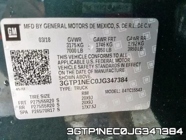 3GTP1NEC0JG347384 фото 2
