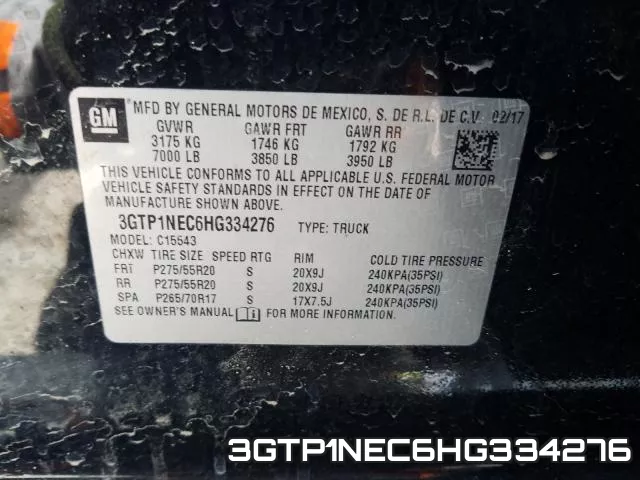 3GTP1NEC6HG334276 фото 2