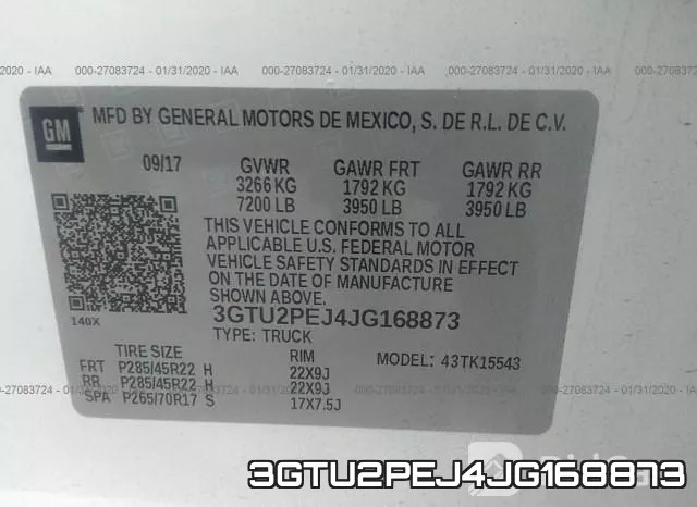 3GTU2PEJ4JG168873 фото 10