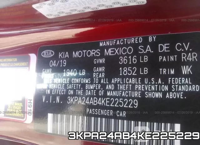 3KPA24AB4KE225229 фото 10