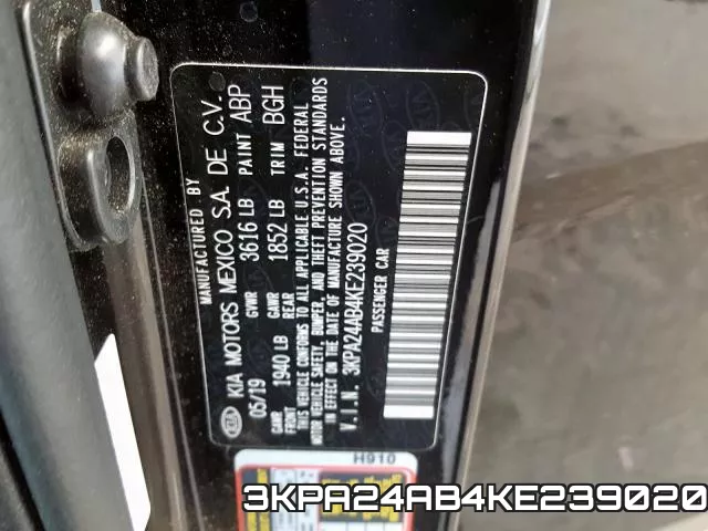 3KPA24AB4KE239020 фото 2
