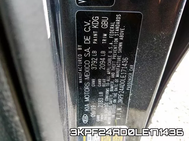 3KPF24AD0LE171436 фото 2