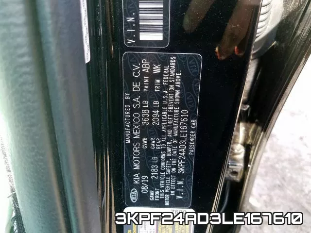 3KPF24AD3LE167610 фото 2