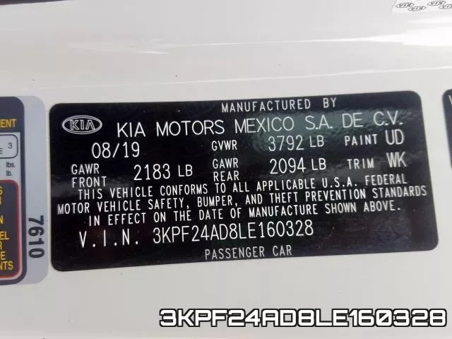 3KPF24AD8LE160328 фото 2