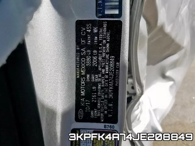 3KPFK4A74JE208849 фото 2