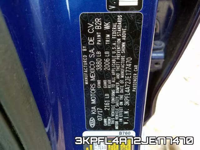 3KPFL4A72JE177470 фото 2