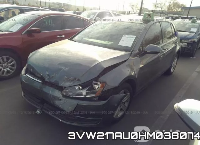 3VW217AU0HM038074 фото 3