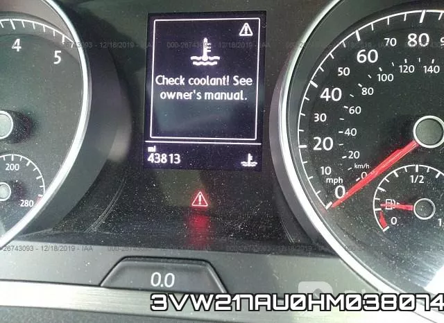 3VW217AU0HM038074 фото 8