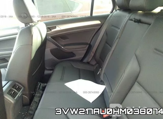 3VW217AU0HM038074 фото 9