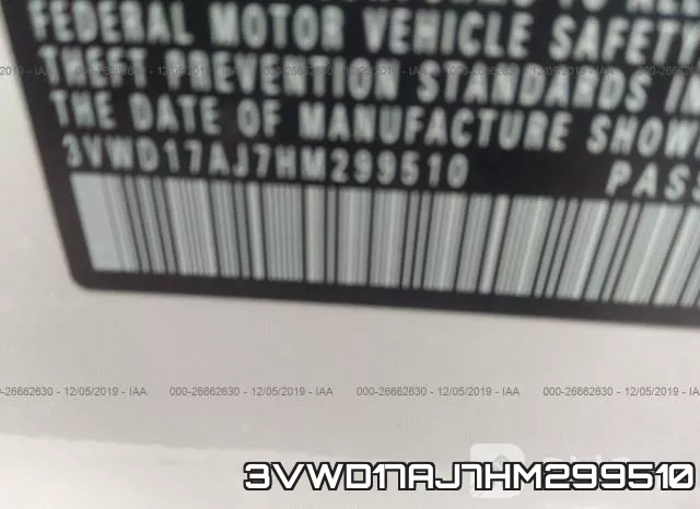3VWD17AJ7HM299510 фото 10
