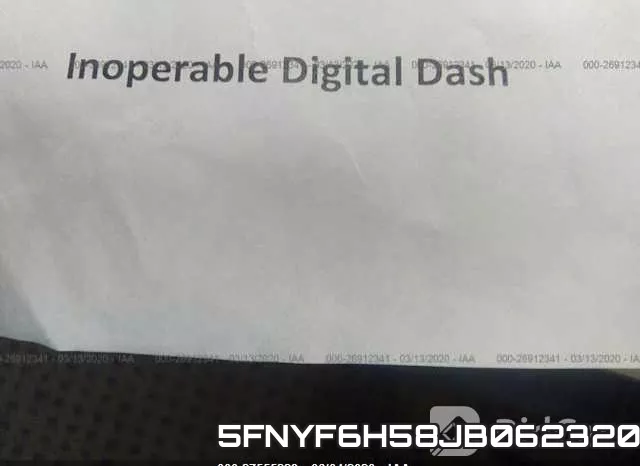 5FNYF6H58JB062320 фото 8