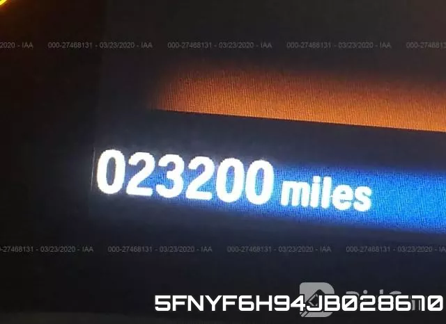 5FNYF6H94JB028670 фото 8