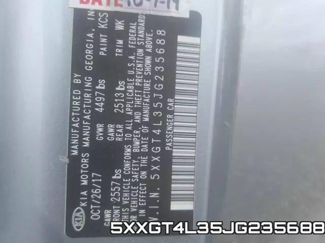 5XXGT4L35JG235688 фото 2