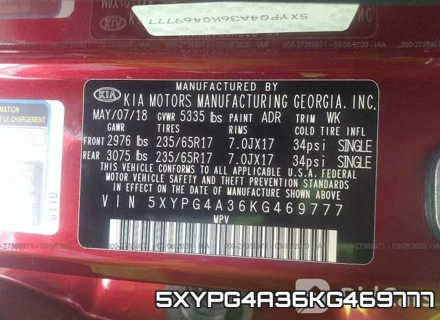 5XYPG4A36KG469777 фото 10