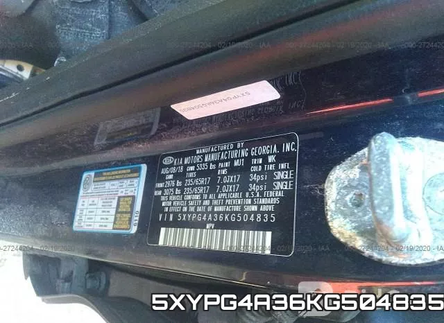 5XYPG4A36KG504835 фото 10