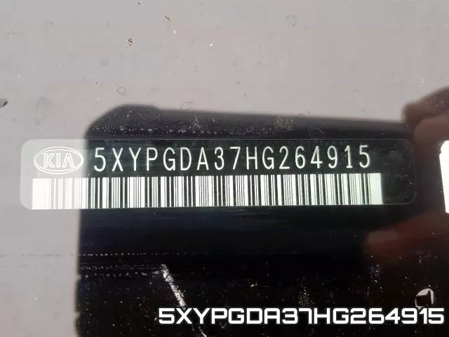 5XYPGDA37HG264915 фото 2