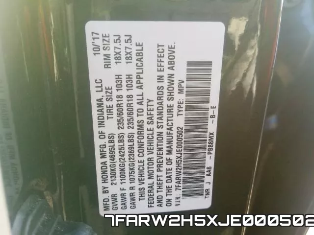 7FARW2H5XJE000502 фото 2