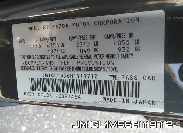 JM1GL1V56H1119712 фото 10