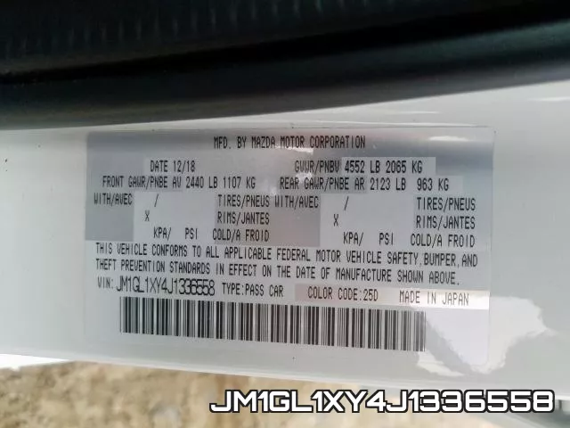 JM1GL1XY4J1336558 фото 2