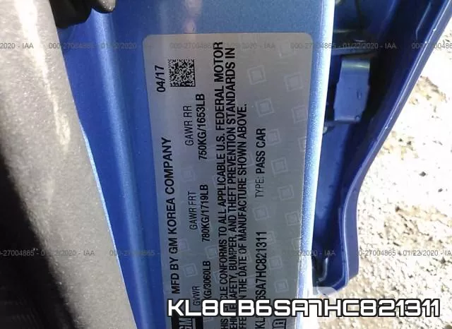 KL8CB6SA7HC821311 фото 10