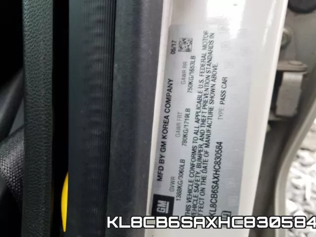 KL8CB6SAXHC830584 фото 2