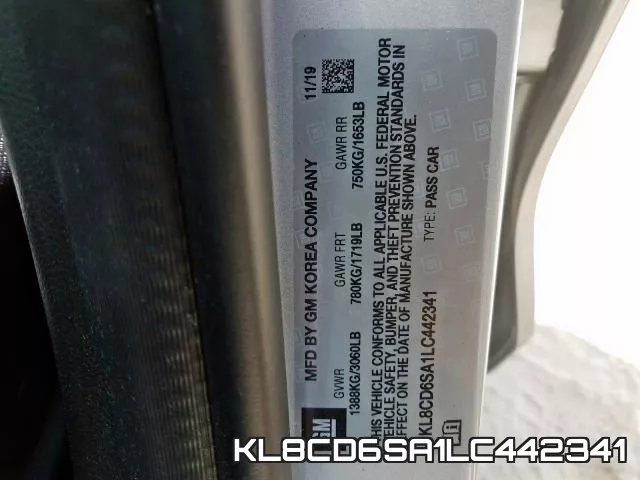 KL8CD6SA1LC442341 фото 2